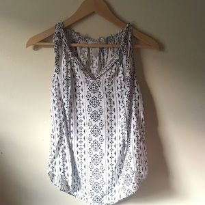 Loft Floral Tank Blouse